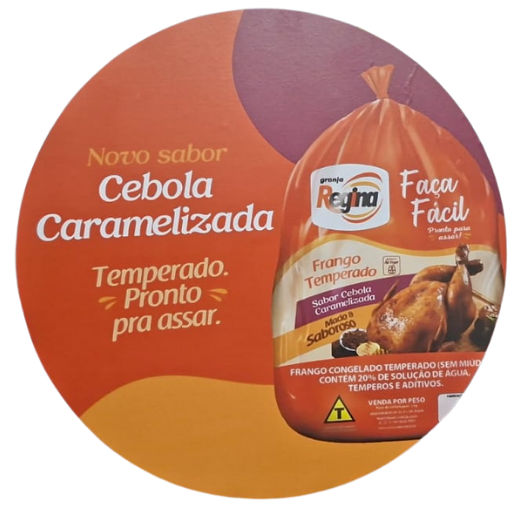 ADESIVO ELETROSTÁTICO FRANGO CARAMELIZADO